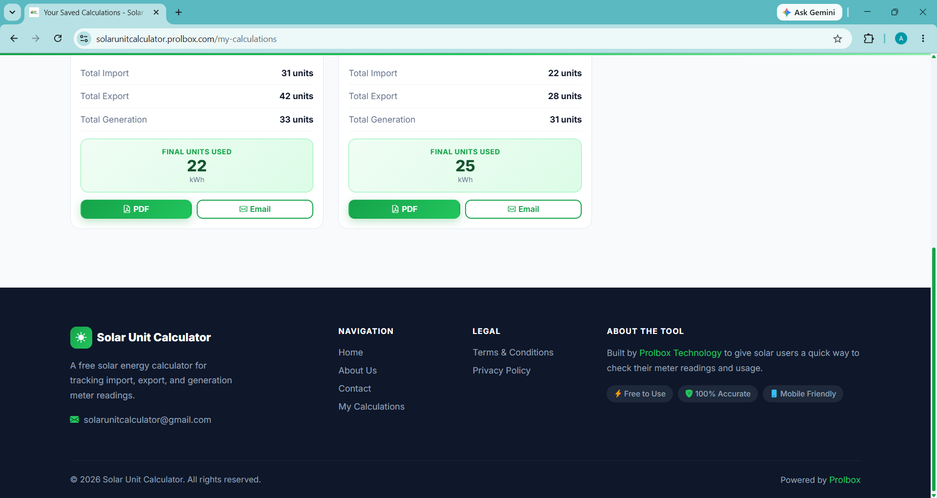 Second Solar Unit Calculator - Screenshot 26